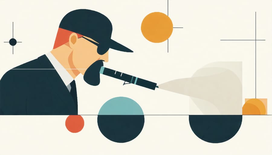 Vape device caught in mouse trap surrounded by dollar bills representing financial trap